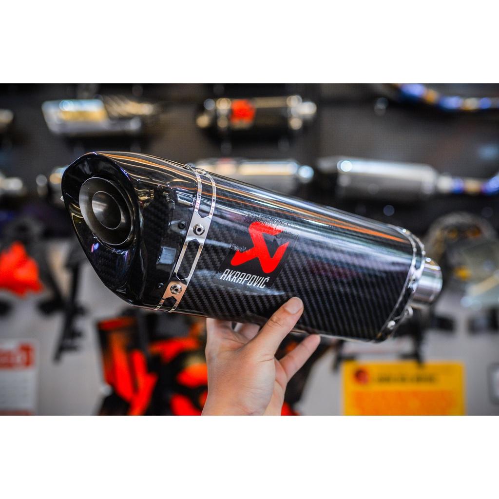 Pô độ xe máy Akrapovic Racing Line Full Carbon Siêu Sang Xịn, Trầm Ấm và Đẹp