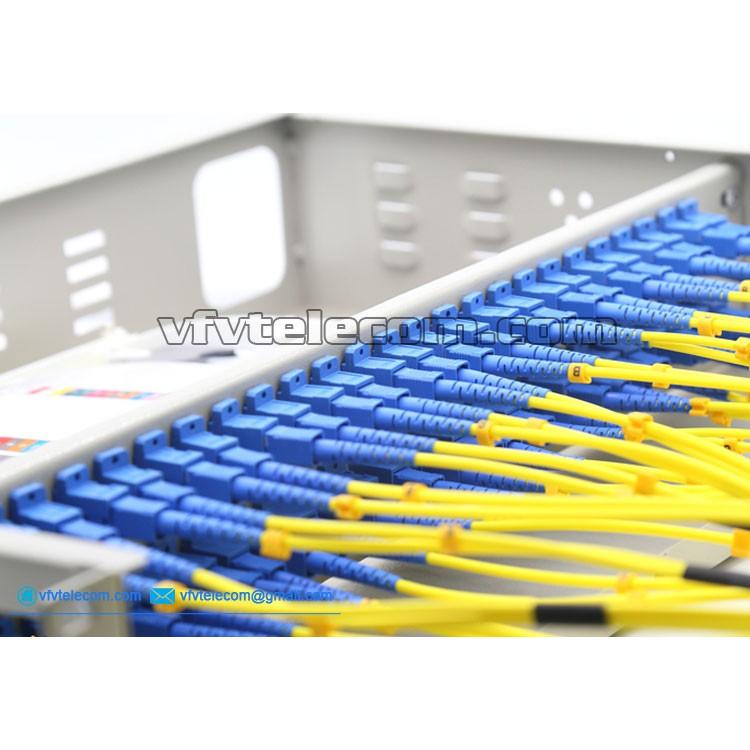 Hộp phối quang ODF 48FO lắp rack đầy đủ phụ kiện