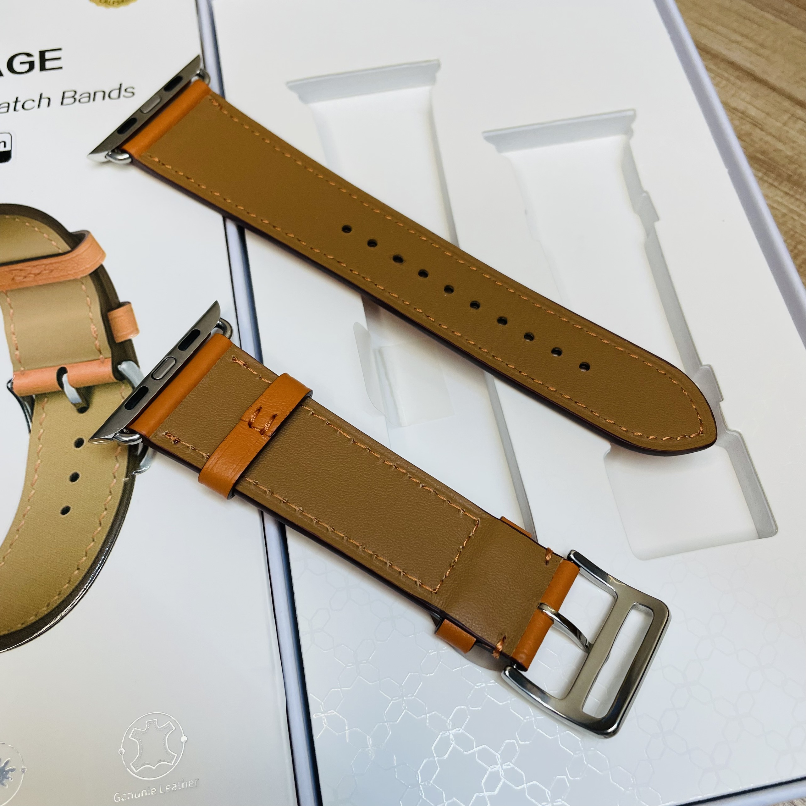 Dây đeo da Wiwu Attelage Genuine Leather Watch Bands dành cho đồng hồ
