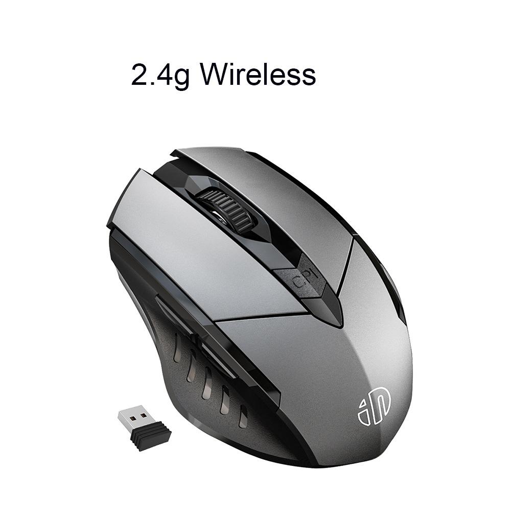 Không Dây 2.4 GHz Công Thái Chuột 1600 DPI USB Thu Quang Bluetooth-Tương Thích 3.0 4.0 5.0 Máy Tính Chơi Game Tắt Tiếng chuột