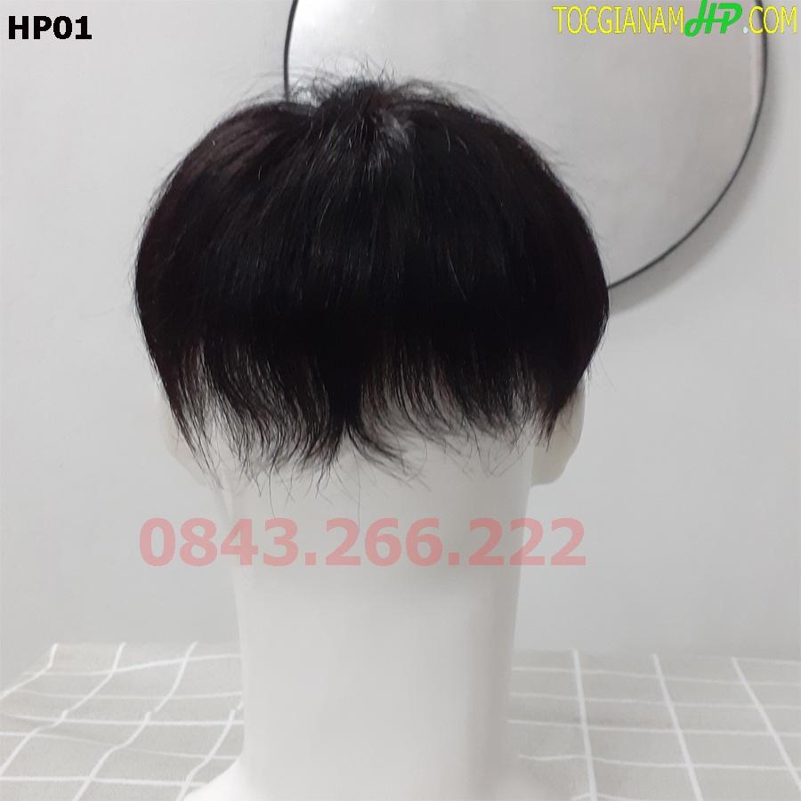 Tóc giả mái nam sử dụng kẹp hoặc dán