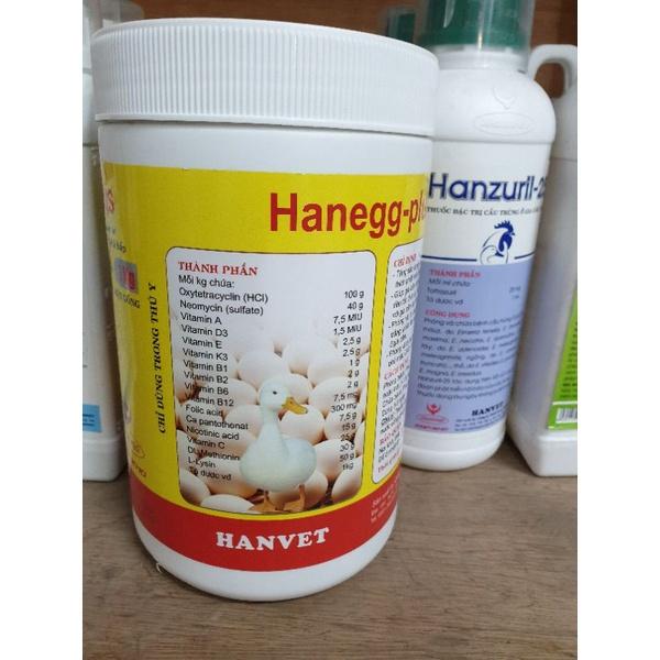 Lon 1kg hanneggplus kim kê trứng bổ sung dinh dưỡng cho vật nuôi