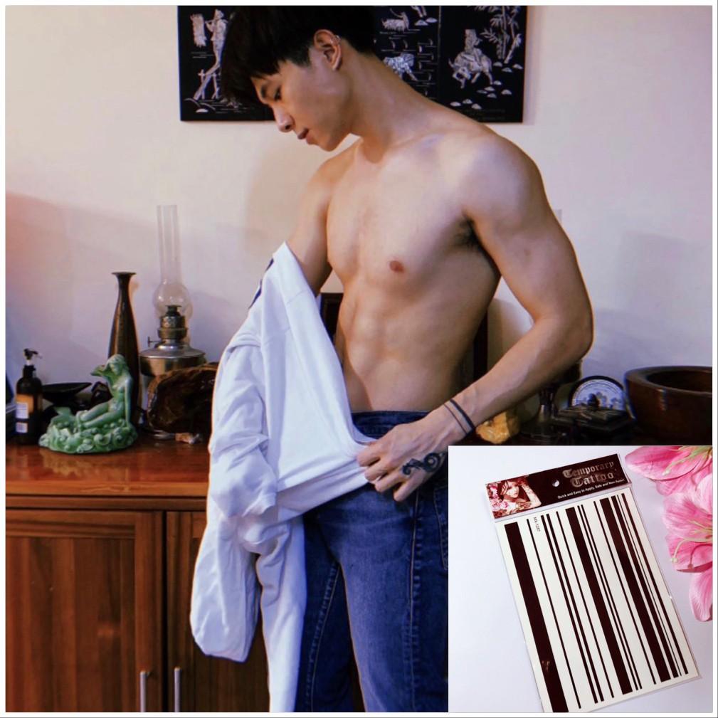 Hình xăm dán cao cấp, loại đặc biệt bắp tay 15x21cm
