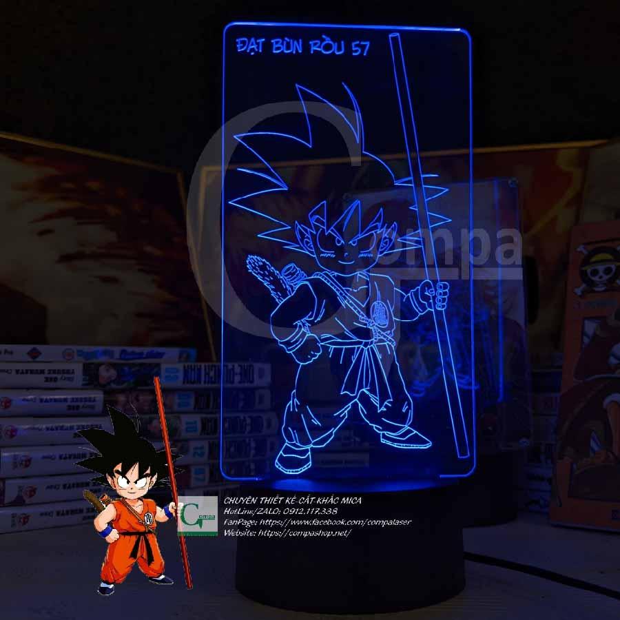 Đèn Ngủ Dragon Ball Kid Goku Type 09 ADRB0109 16 màu tuỳ chỉnh