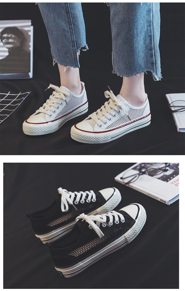 Giày sneaker thể thao dạng lưới thoáng khí, năng động, phong cách M8036