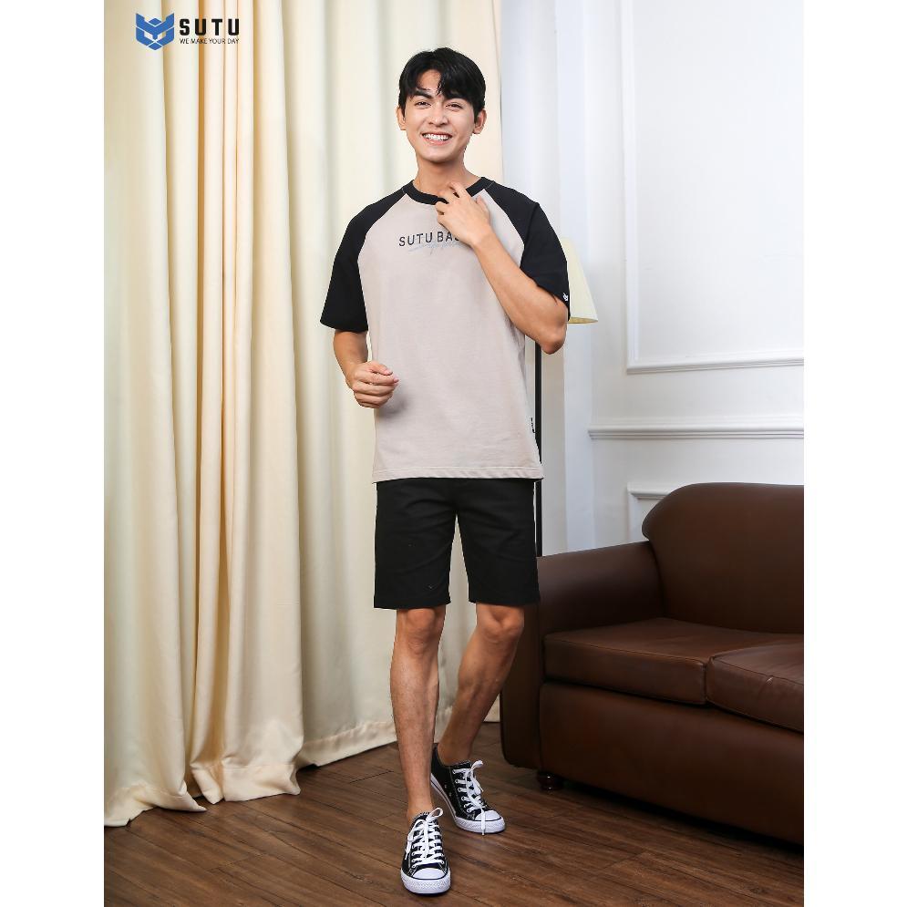 Áo thun unisex nam nữ  Local Brand RAGLAN SUTU Basic, hình in cao cấp, form rộng over