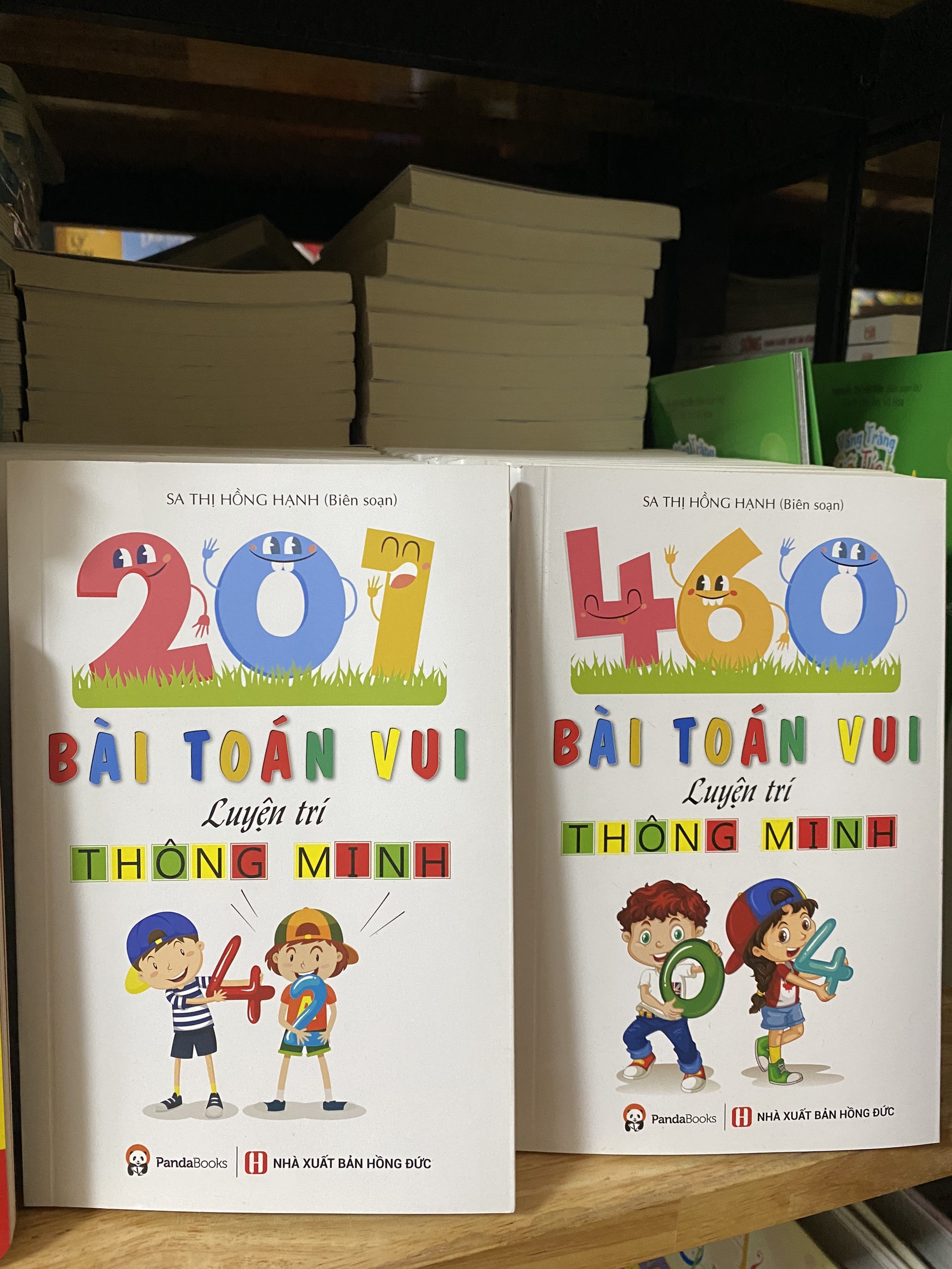 Sách - Combo Bé Học Nhanh - Nhớ Lâu 201 Bài Toán Vui Luyện Trí Thông Minh - 460 Bài Toán Vui