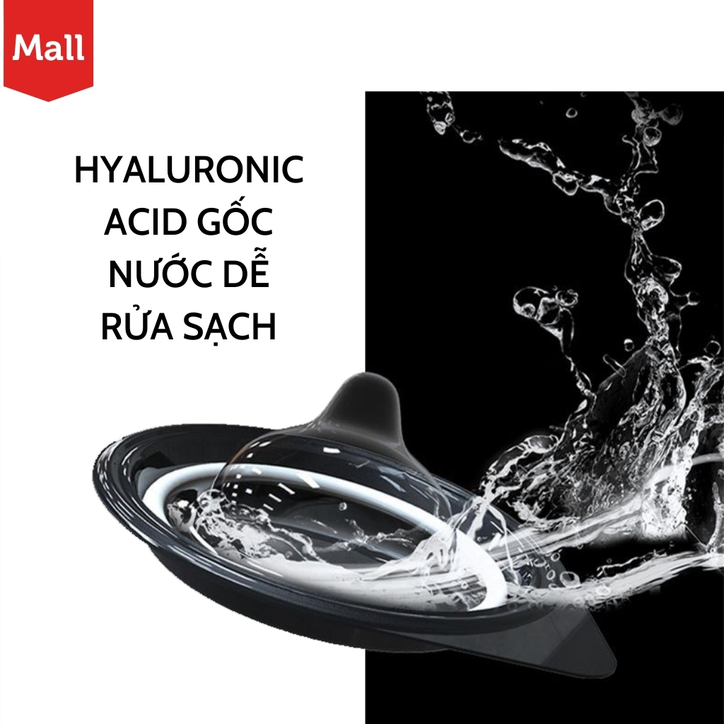 Bao cao su OLO Soft Growth siêu mỏng tăng kích thước 1,5 cm - Hộp 5 bao 5 bi