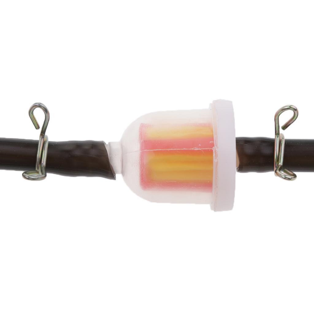 4Pcs 1/4" 6mm Motorcycle Hose Inline Fuel Gas Filter 47cc 49cc Dirt Bike ATV