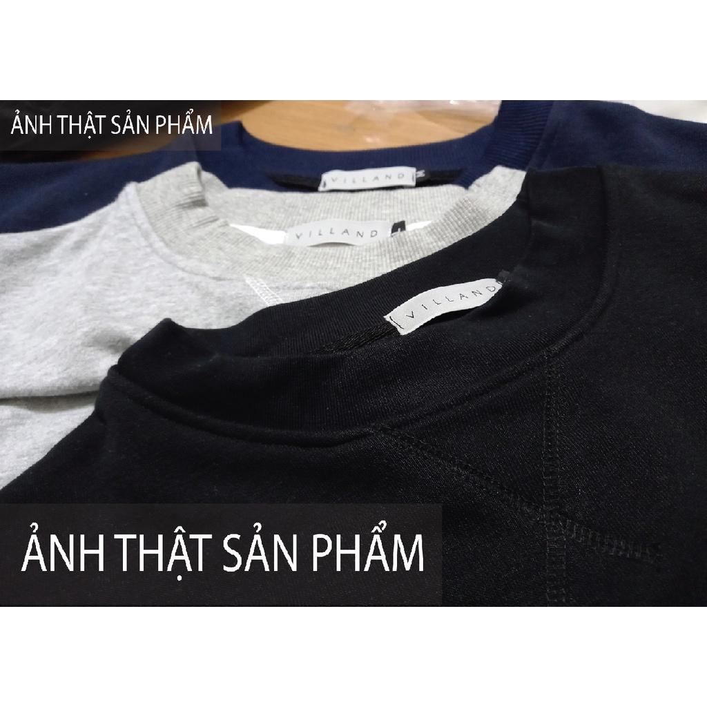 Áo Sweater , Cổ dệt chữ X cao cấp không in - Áo nỉ Đôi Nam nữ phong cách Hàn Quốc, Áo thu đông