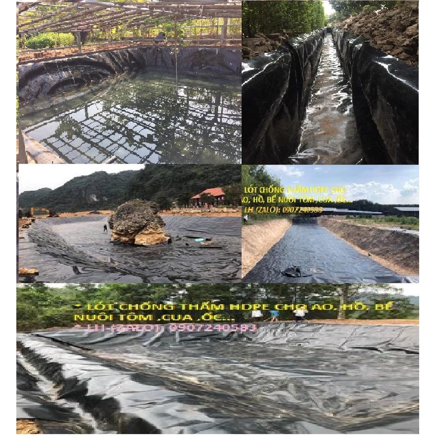 Bạt Lót Ao Hồ HDPE- Bền Rẻ Đẹp khổ 3 mét