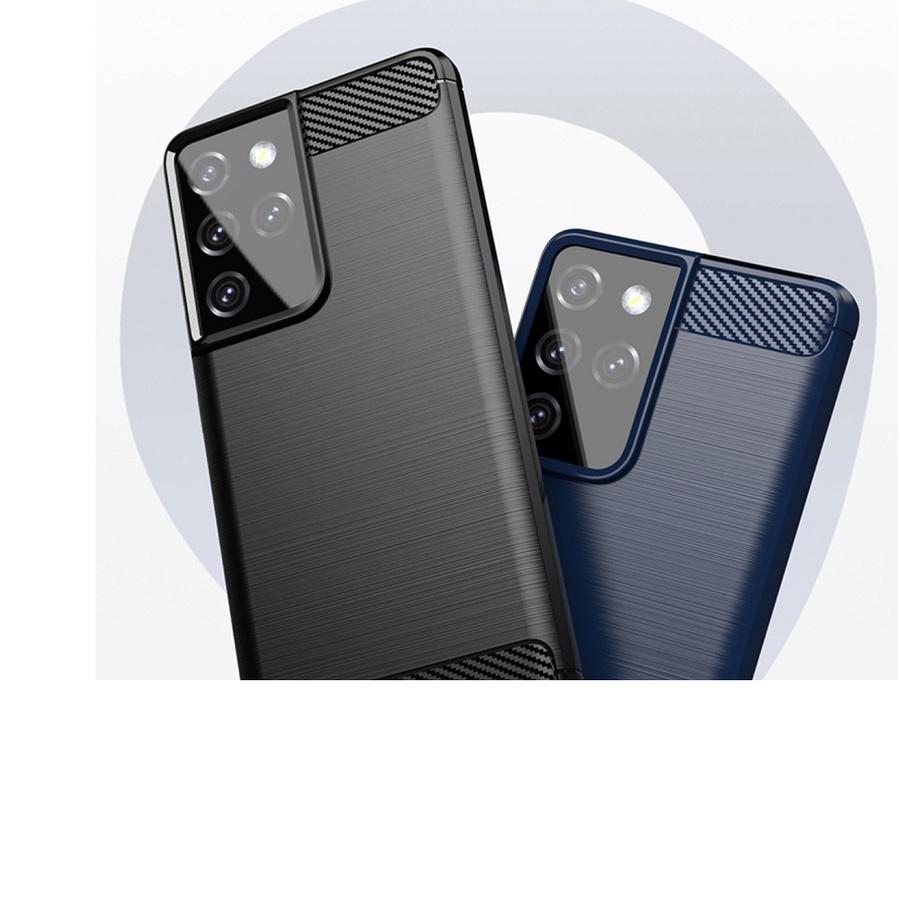 Ốp Lưng cho Samsung Galaxy S21 Ultra Chống Sốc Dẻo Màu Đen