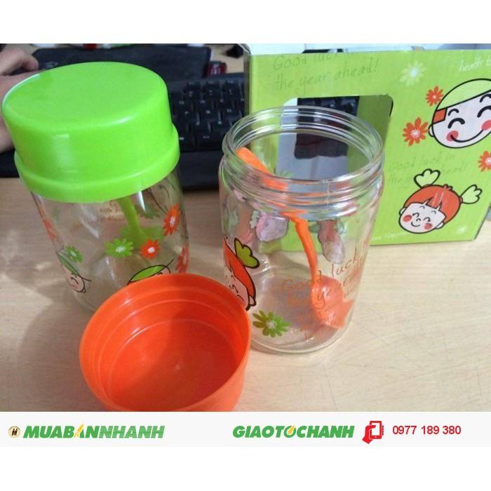 Bộ 2 lọ thủy tinh đựng gia vị