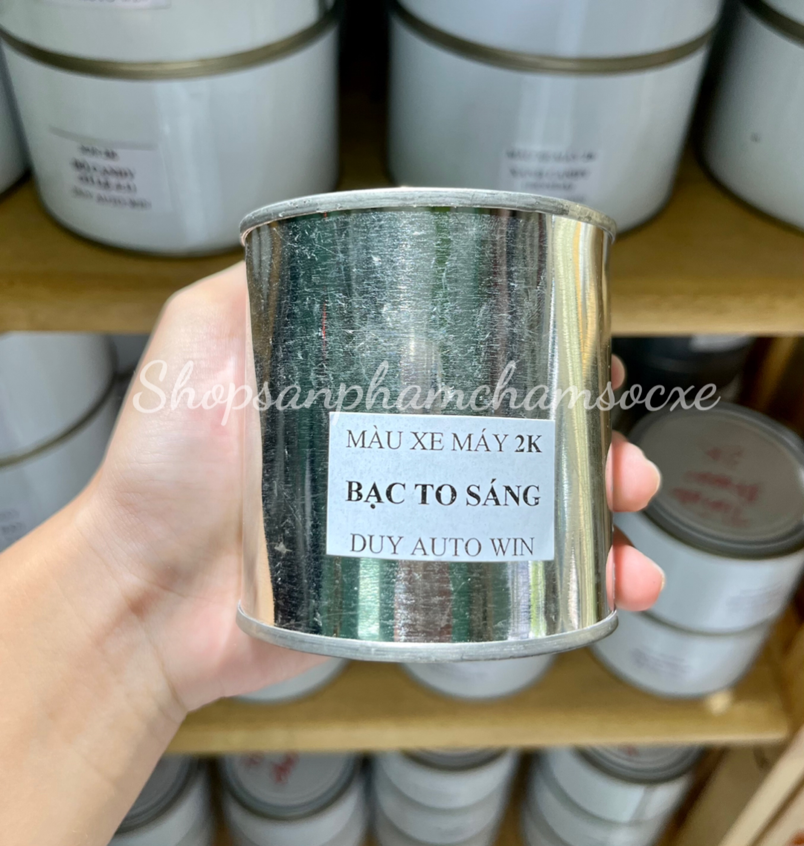 Sơn bạc to sáng 2k 4:1 lon 250g - Sơn tự bóng chưa bao gồm lon cứng 2k