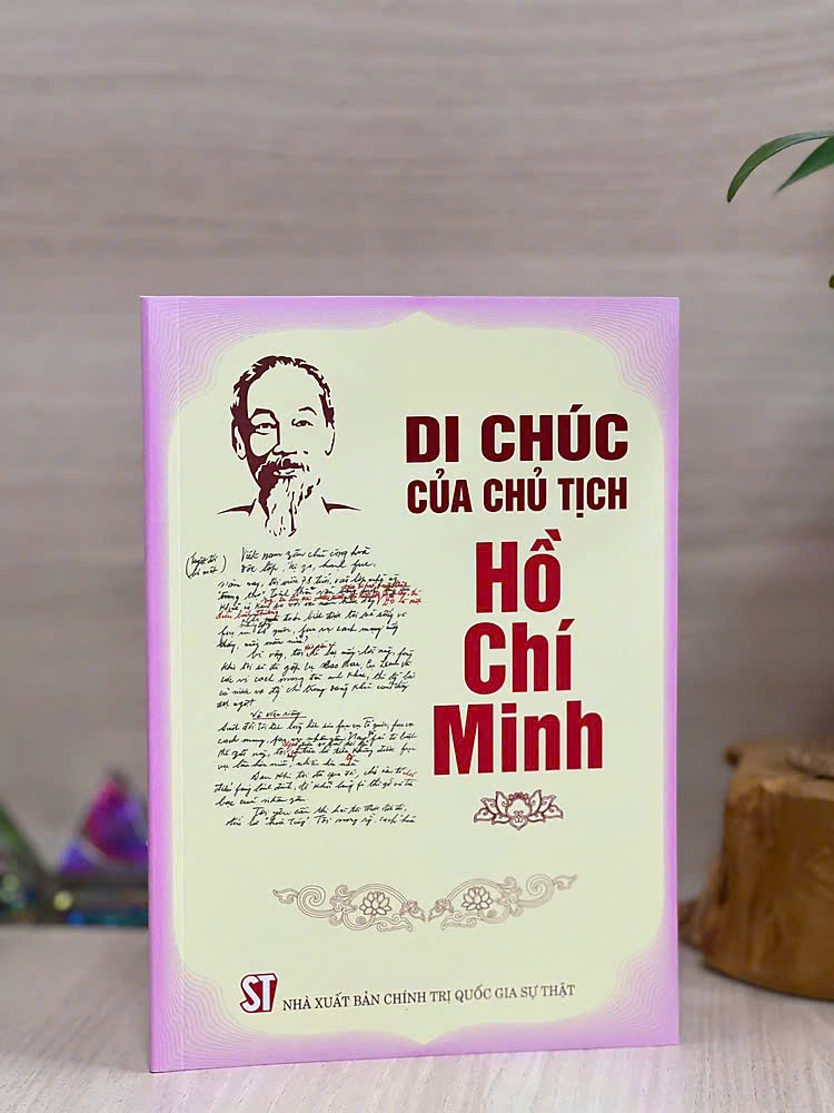 Di chúc của Chủ tịch Hồ Chí Minh (bản in 2024)