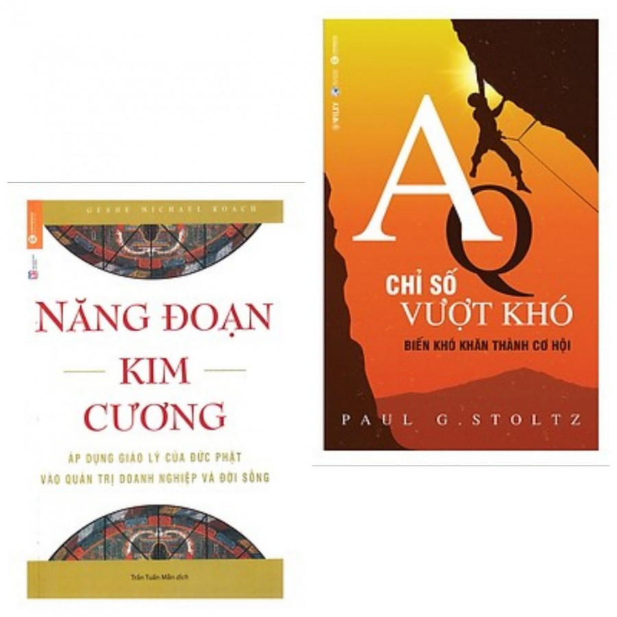 Combo Năng đoạn kim cương + AQ chỉ số vượt khó - Tặng kèm bookmrk PD