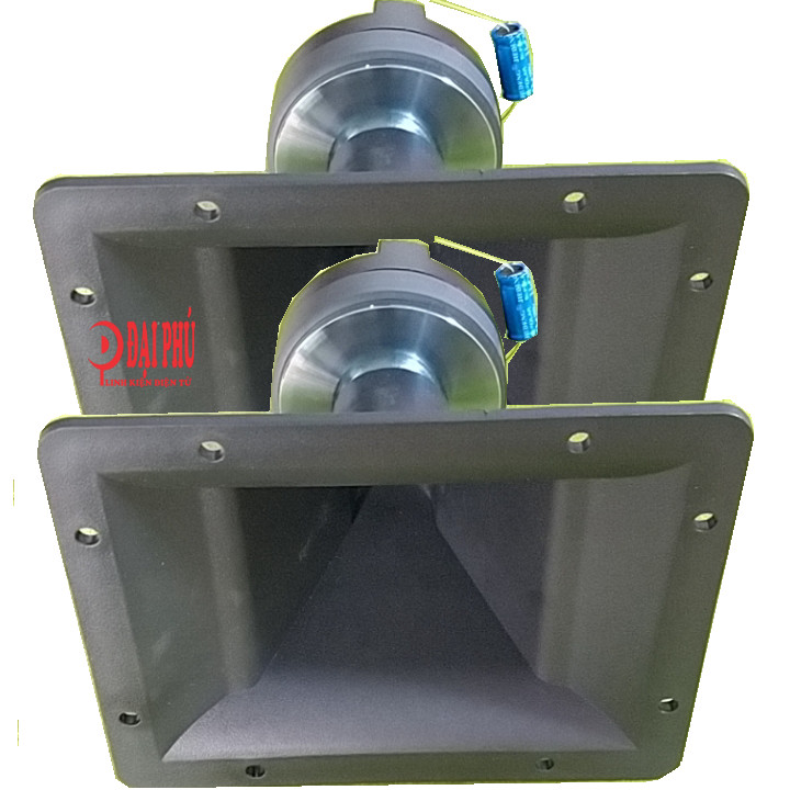 Loa treble kèn 350 kèm phễu 19cm x 15cm và tụ