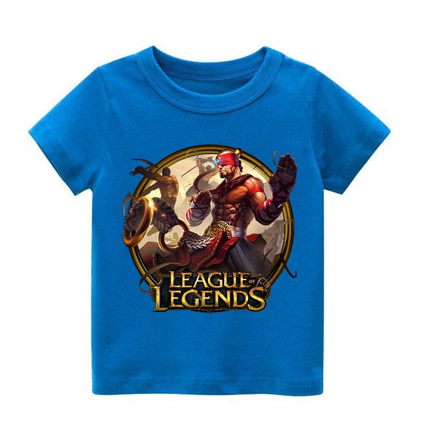 Áo thun trẻ em liên minh leesin Có size người lớn, King Cotton