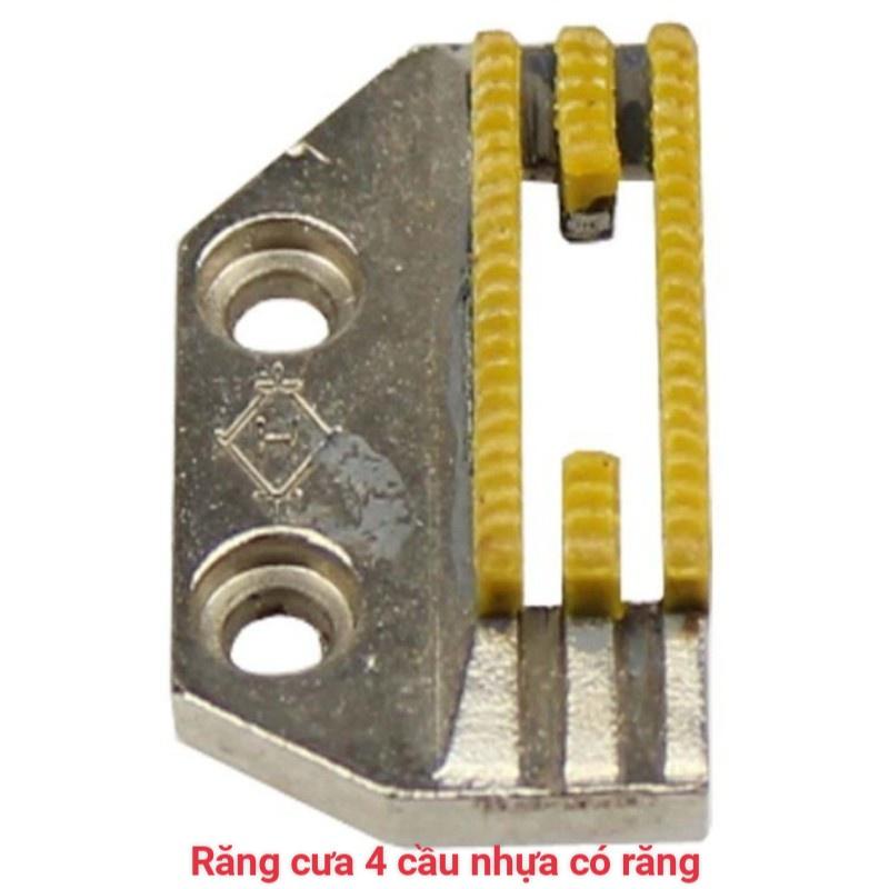 Răng cưa 4 cầu nhựa có răng và không răng ( răng trơn ) máy may công ...