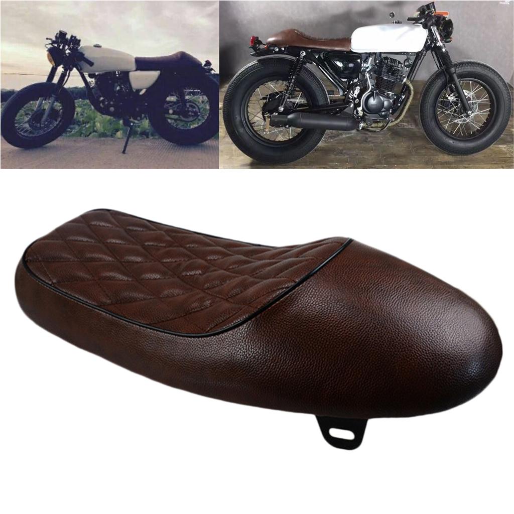 Retro Style Motorcycle Seat for Retro Cafe Racer Yamaha Suzuki Kawasaki