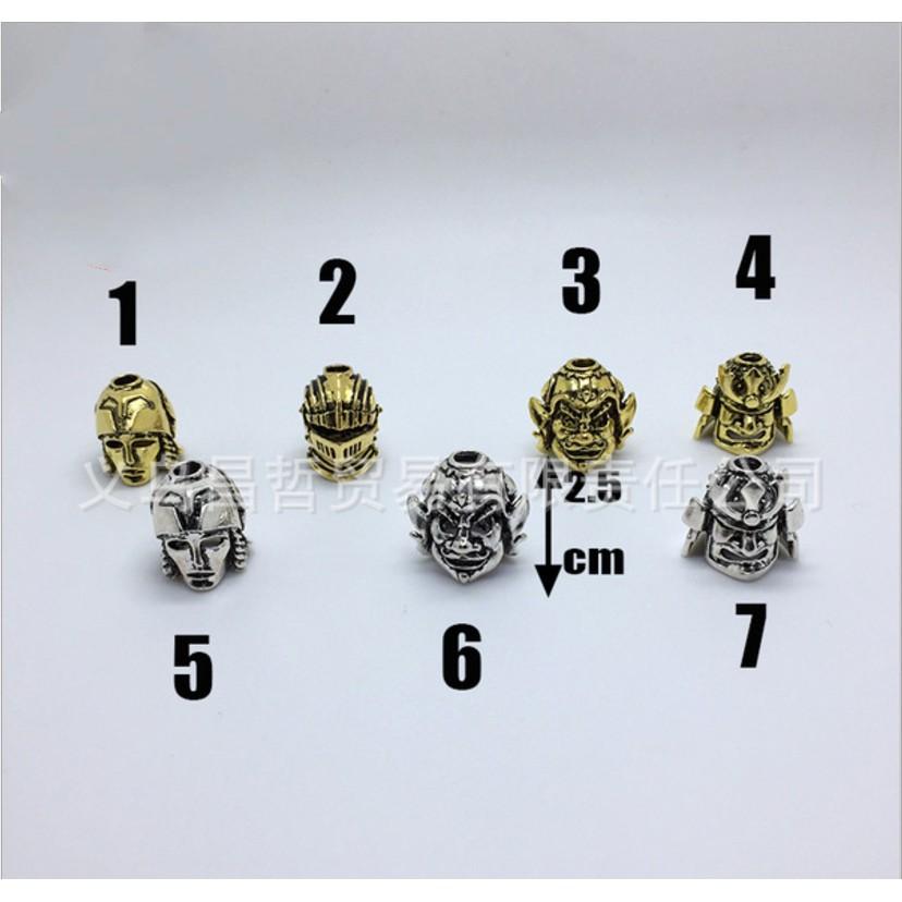 Hạt bead trang trí chuôi dụng cụ tiện ích, dây đeo chìa khóa, dây buộc đồ EDC, dây paracord