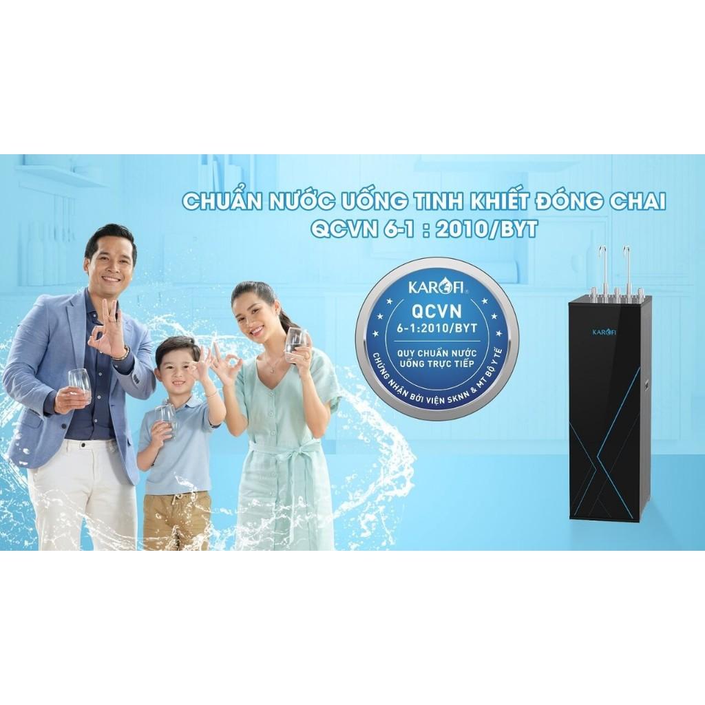 Máy lọc nước nóng lạnh RO Mỹ 10 lõi Karofi KAD-M59 - Giao trước lắp sau miễn phí toàn quốc - Bảo hành 36 tháng