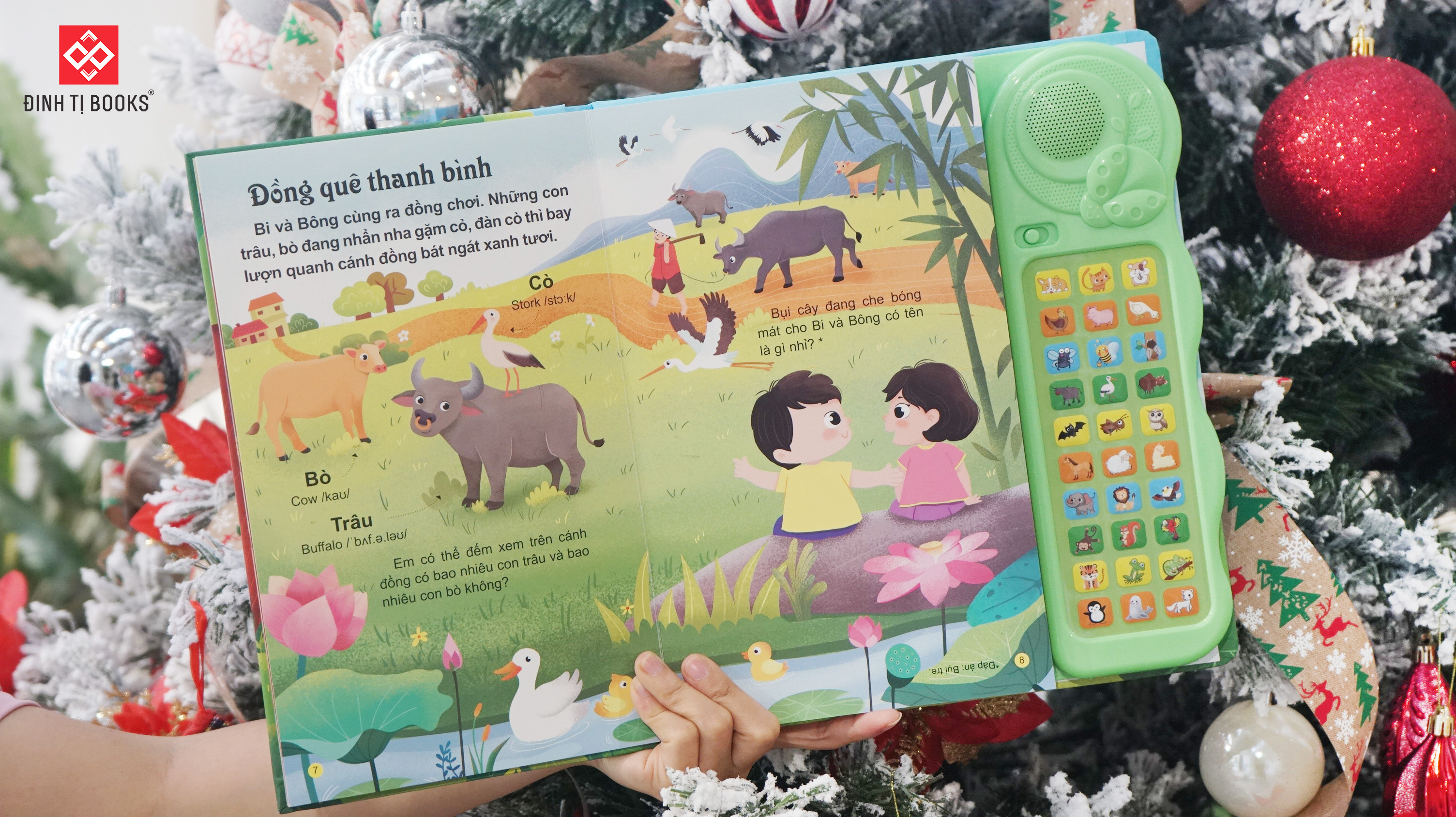 Sách Âm Thanh Đinh Tị - Thế Giới Động Vật - Dành Cho Trẻ Từ 0 - 6 Tuổi