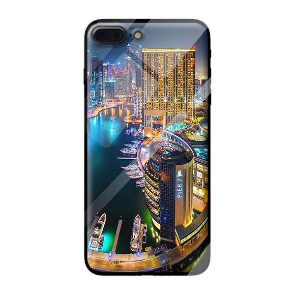 Ốp lưng kính cường lực cho iPhone 7 Plus CẢNH 7 - Hàng chính hãng