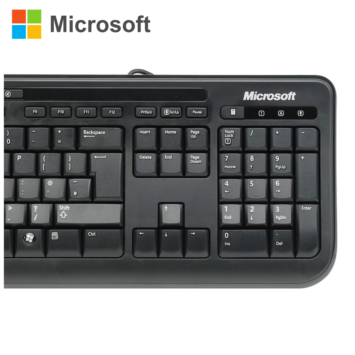 Bộ Bàn Phím Và Chuột Có Dây Microsoft 600 - APB-00018 - Hàng Chính Hãng