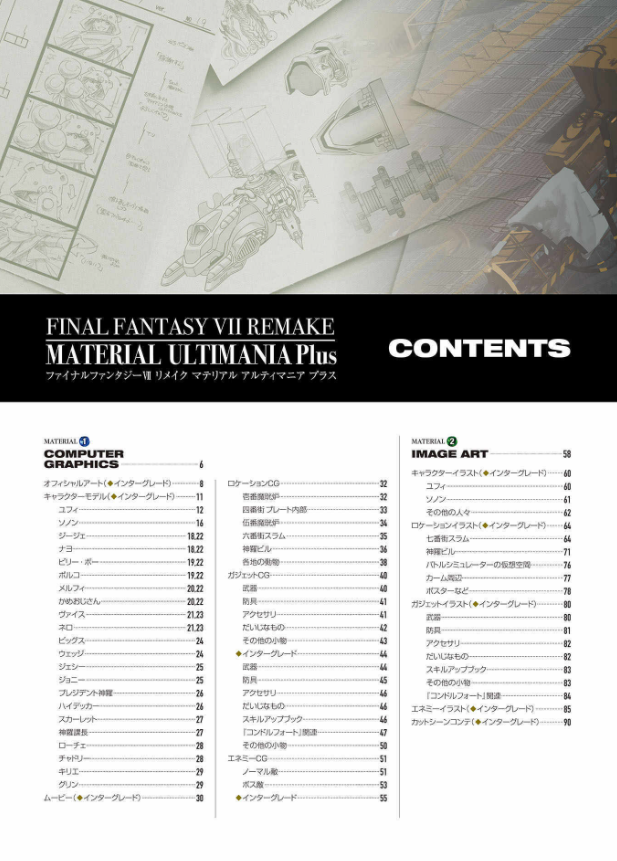 Books Kinokuniya: Final Fantasy VII Remake: Material Ultimania