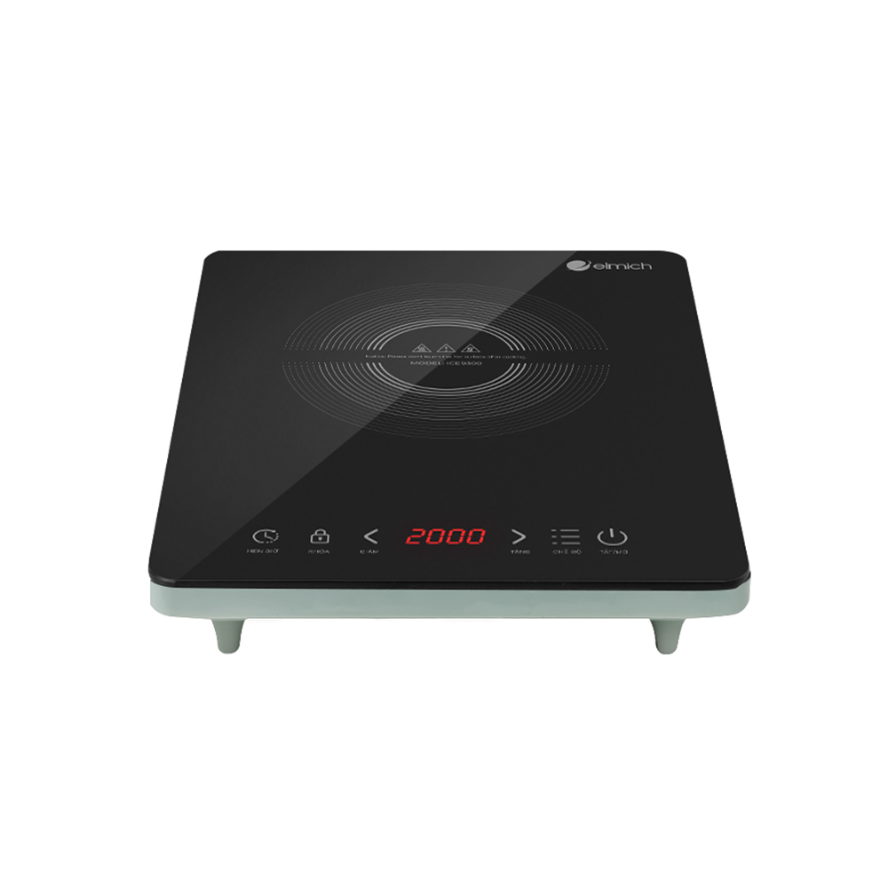 Bếp Điện Từ Elmich ICE9300 2000W, Hàng Chính Hãng, Cảm Ứng, Tự Ngắt Khi Quá Nhiệt, 9 Mức Độ -JoyMall