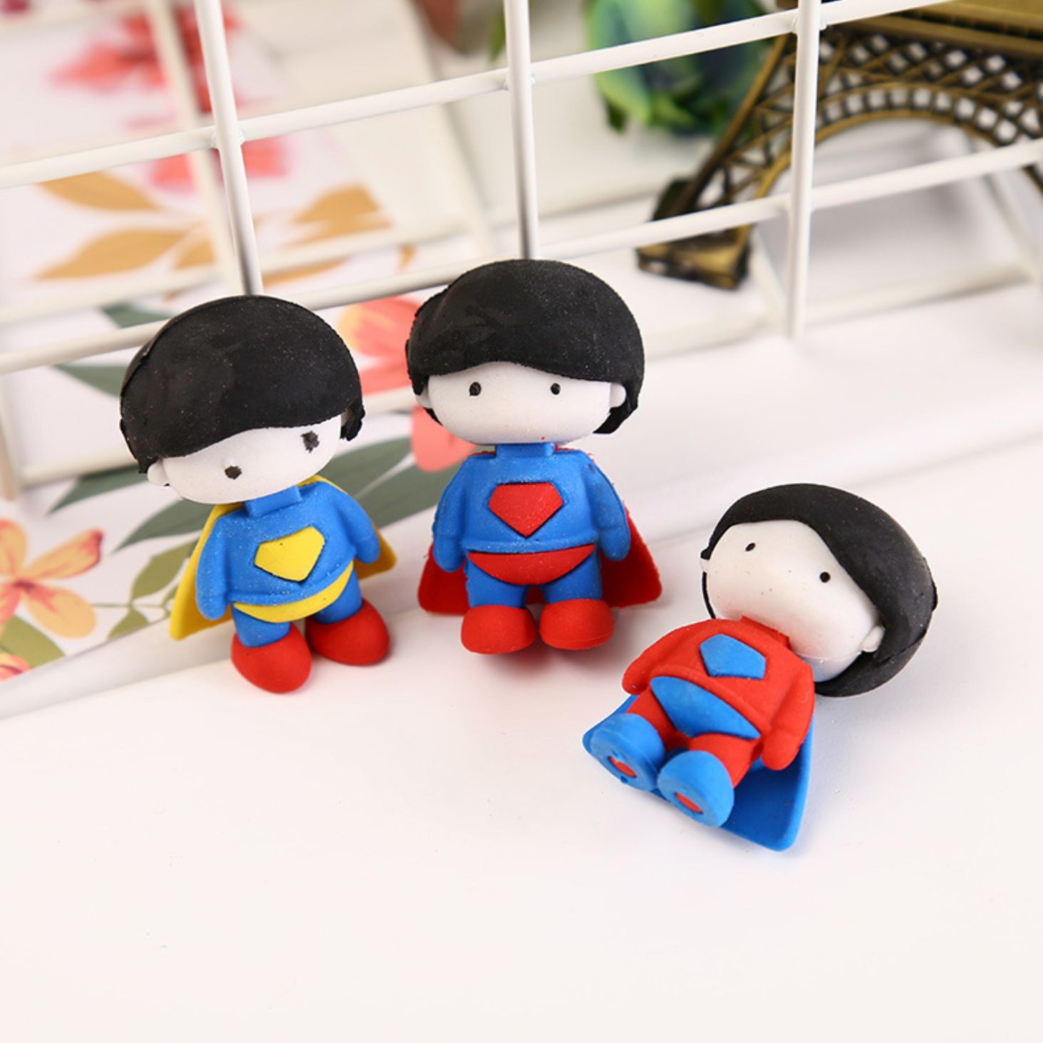 [COMBO 3 CHIẾC] Cục Tẩy Siêu Nhân Siêu Độc Đáo Cho Bé
