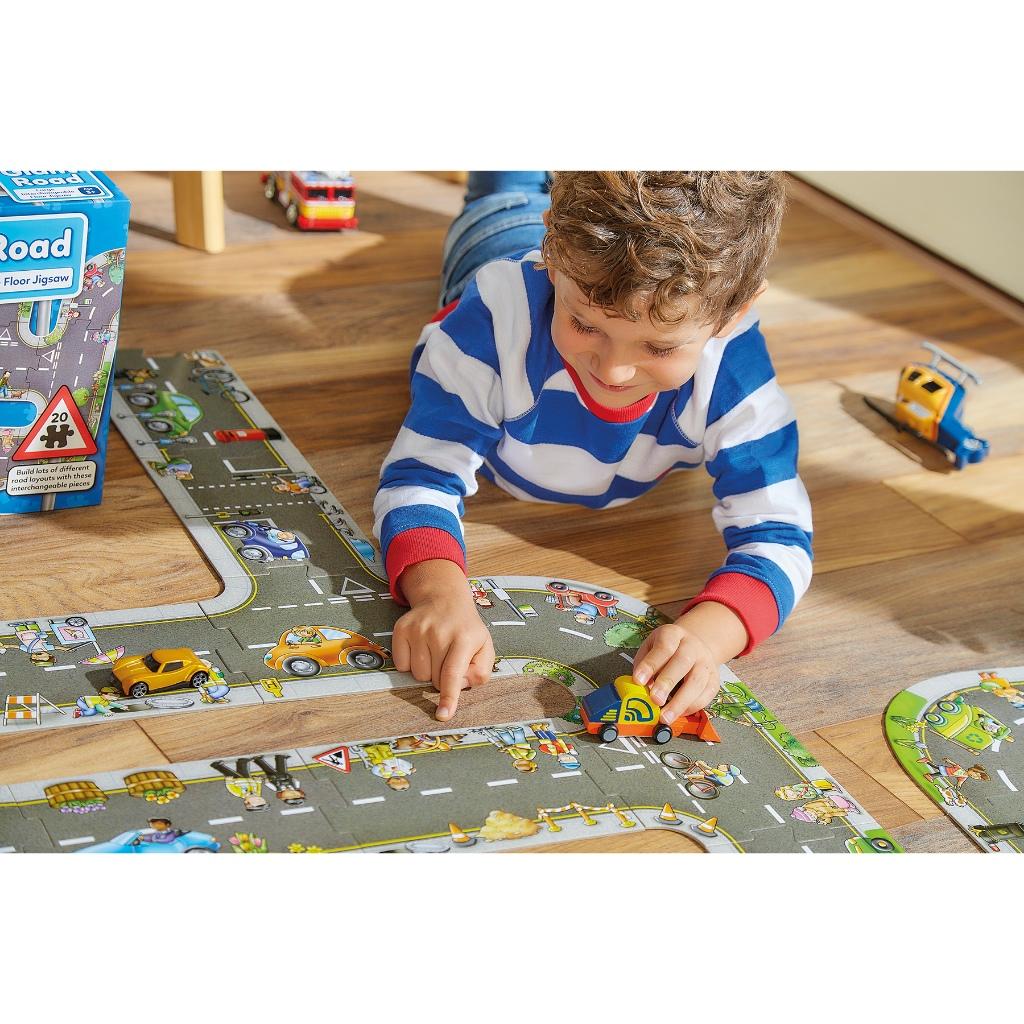 Trò chơi trí tuệ GIANT ROAD - Orchard Toys kích thích trí tưởng tượng, tăng kiến thức giao thông