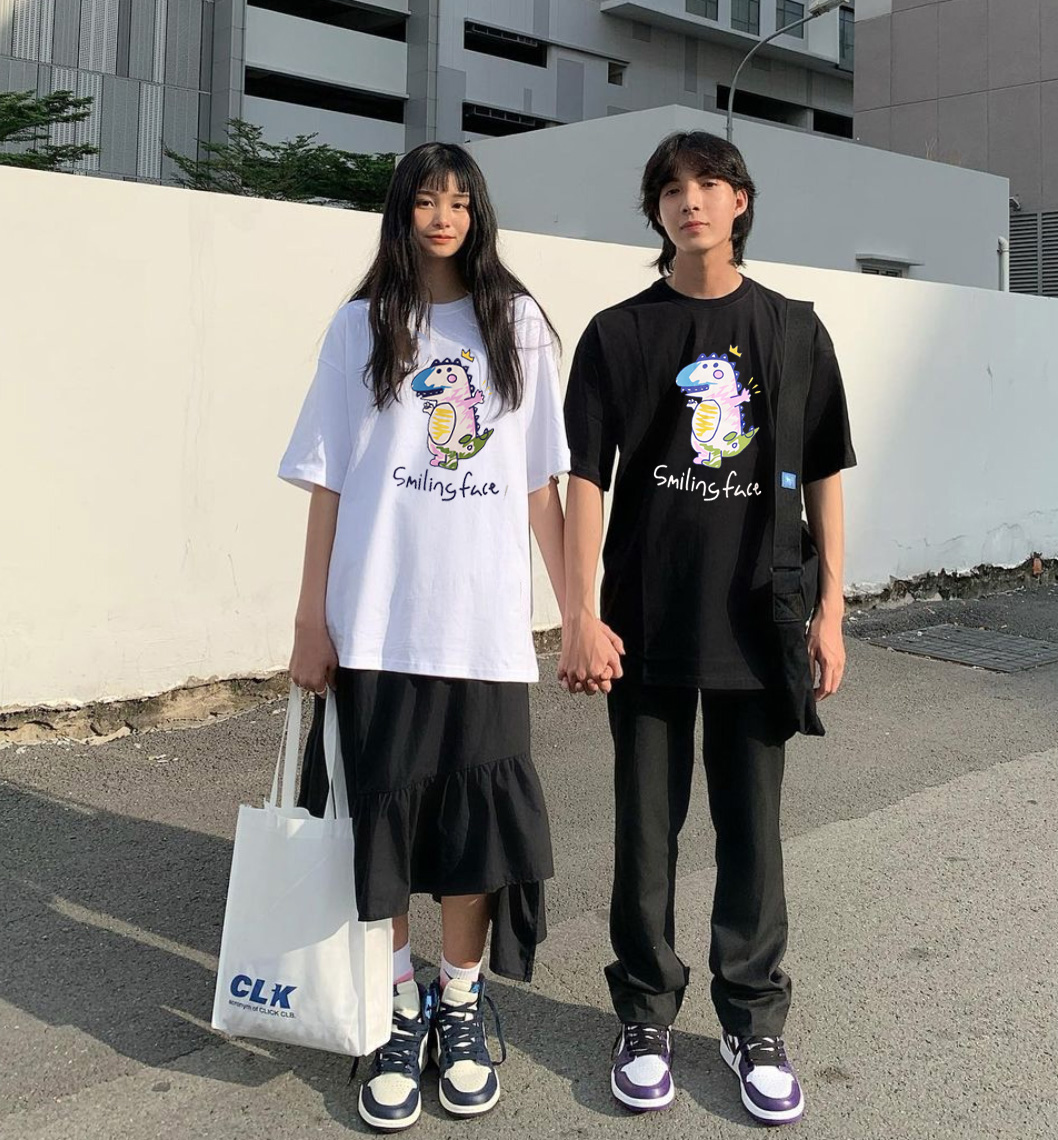 Áo thun nam nữ khủng long