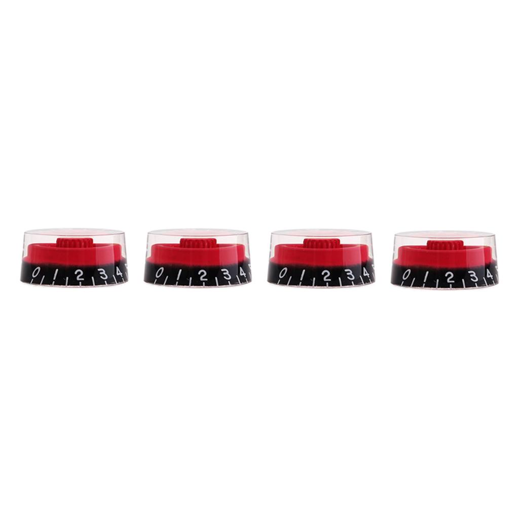 Baoblade 1 bộ 4 Đàn Guitar Tốc Độ Nút Vặn Điều Chỉnh Âm Lượng Âm Núm Phụ Kiện
