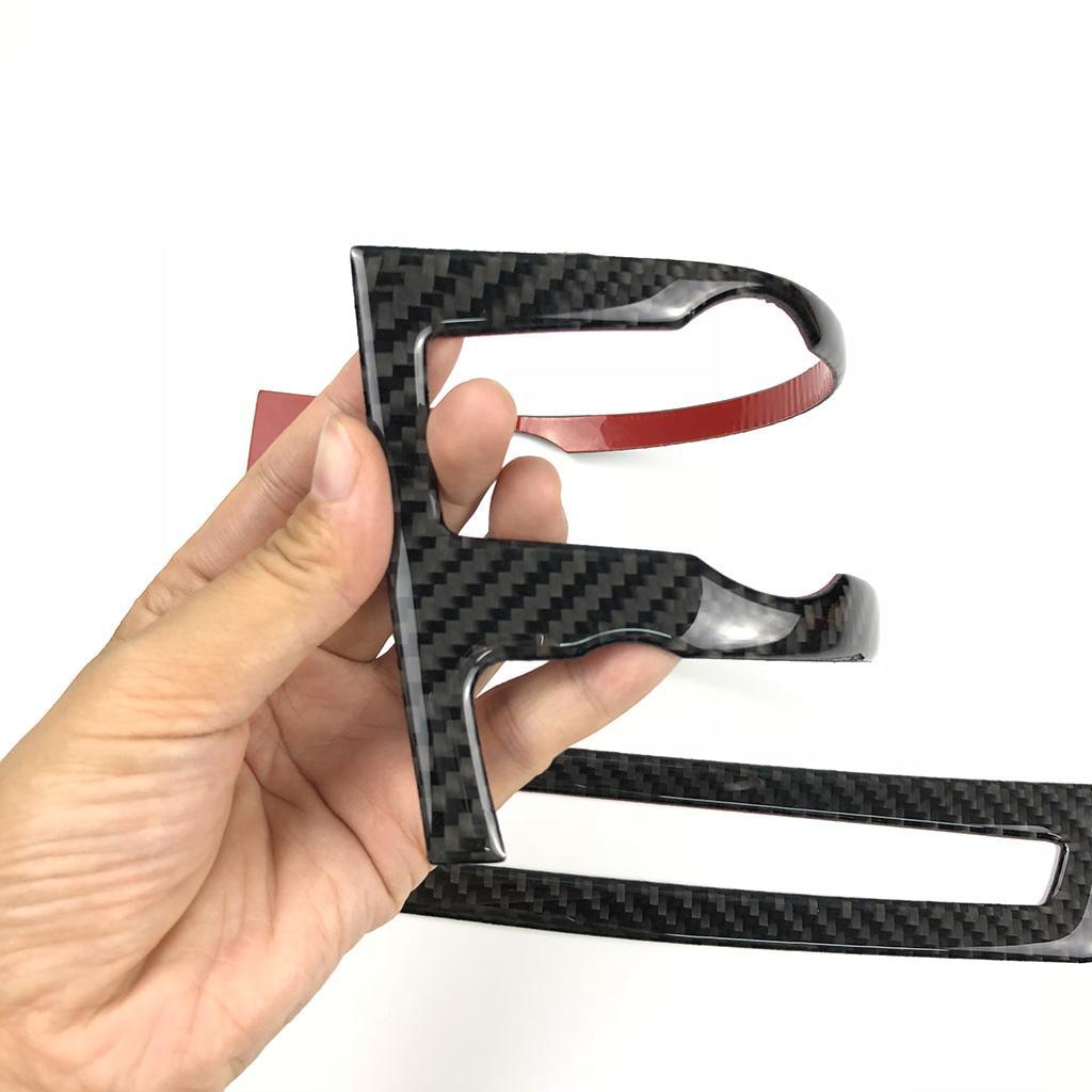 Carbon Fiber Inner Control Gear Shift Box Panel Covers For BMW E70 E71 X5 X6