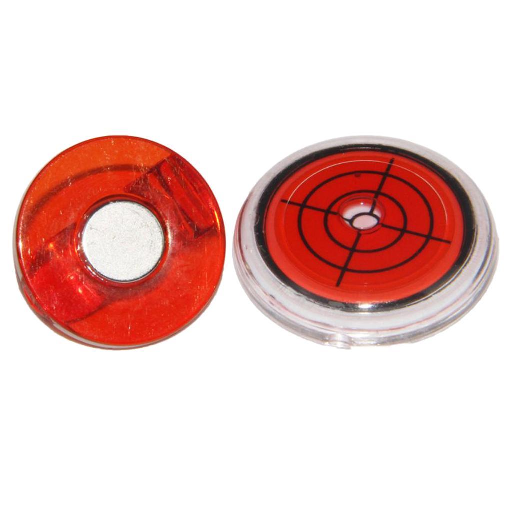 3x Sturdy And Portable Golf  Hat Clip & Ball Marker with Functional Gradienter Design