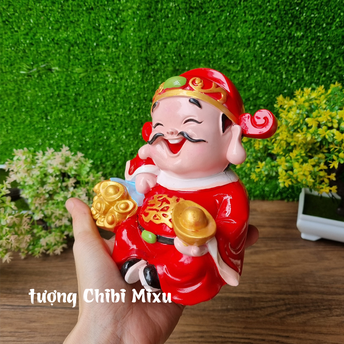 Tượng Thần Tài size 13cm - mẫu 02