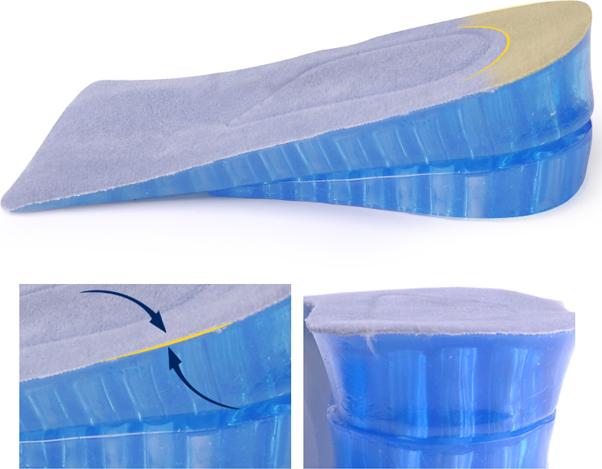 Lót giày tăng chiều cao gel nửa bàn 2 lớp cao 4 cm
