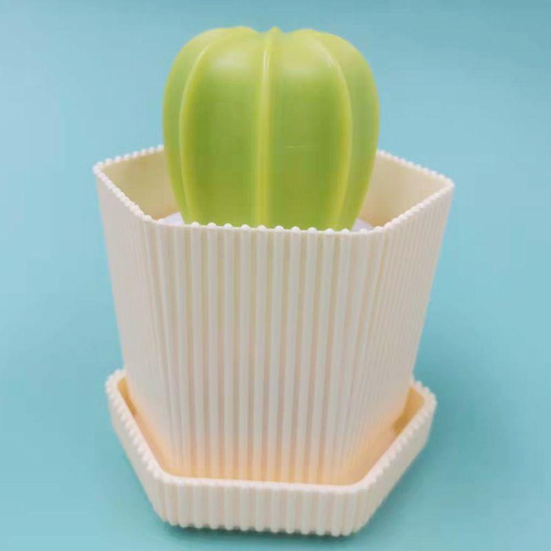 PVN49234 Bàn chải cọ xoong nồi, cọ bếp, cọ rửa bát đĩa hình xương rồng dễ thương