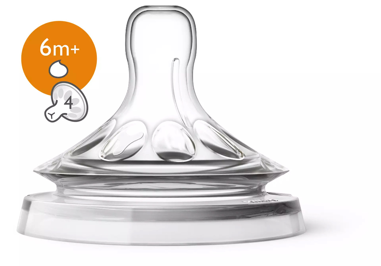 Vĩ 02 núm ti thay bình sữa Philips AVENT Natural - Chọn số