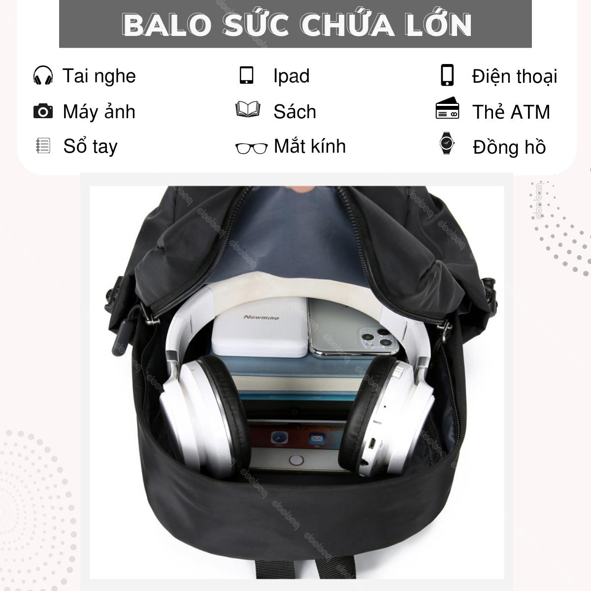 Balo nam thời trang thiết kế nhỏ gọn Doo Bag nhiều ngăn tiện lợi chống thấm nước tốt