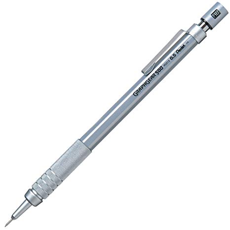 Bút Chì Kim Kỹ Thuật Inox Pentel Dạng Bấm PG515 (0.5mm)