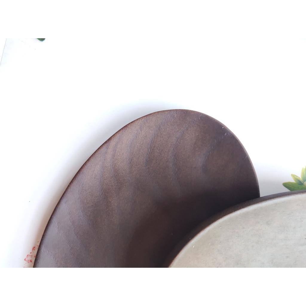 Đĩa Keo Nâu Chocolate Kích Thước 21cm Siêu Xinh