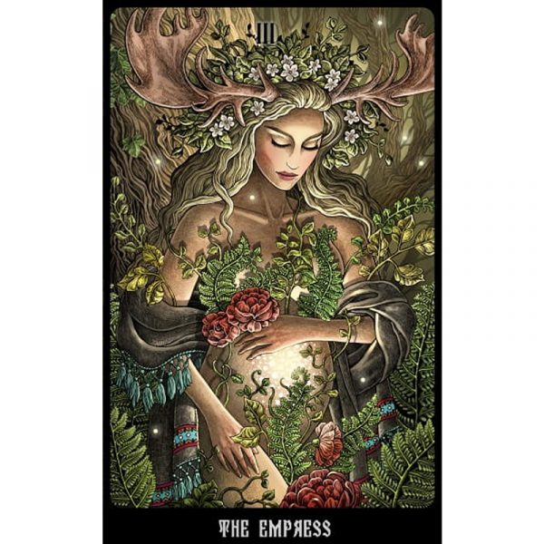 Bộ bài The Slavic Legends Tarot 78 lá bài công cụ tiên tri đến từ người Slav đá thanh tẩy