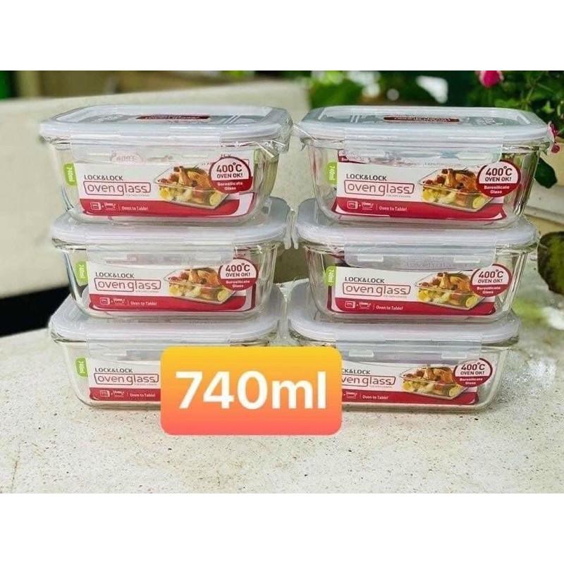 Hộp thuỷ tinh Lock and Lock 650ml, 740ml , 840ml và 950ml