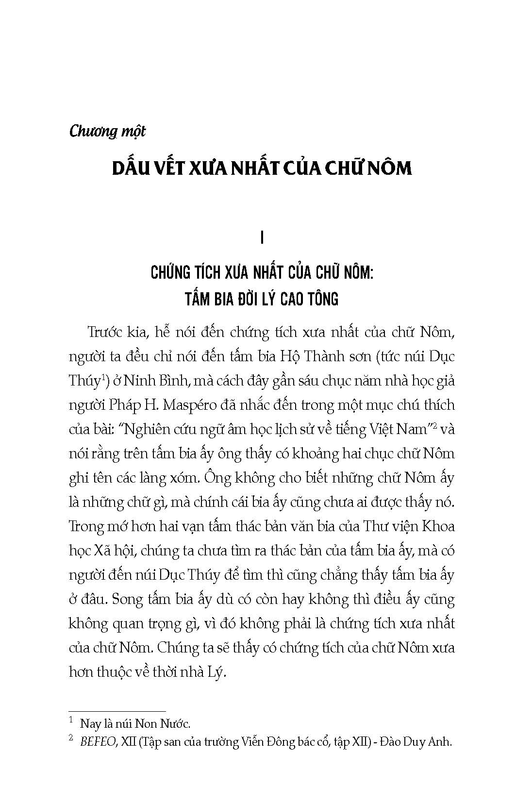 CHỮ NÔM - NGUỒN GỐC, CẤU TẠO, DIỄN BIẾN – Đào Duy Anh – Vietnambook – NXB Tri Thức