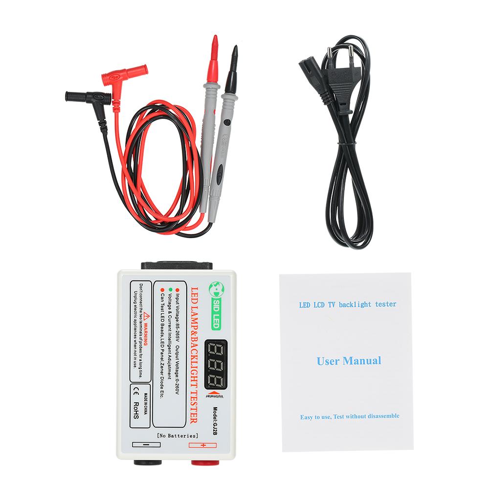 Máy kiểm tra đèn nền TV LCD cho tất cả đèn LED đầu ra sửa chữa 0-260V GJ2B