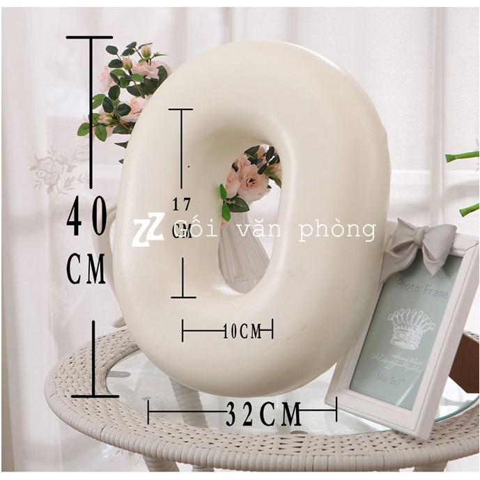 Đệm Ngồi Cao Su Non Chuyên Dụng Cho Người Bệnh Trĩ ZURI PILLOW - LM500, Gối Lót Ghế Cho Người Đau Xương Cụt