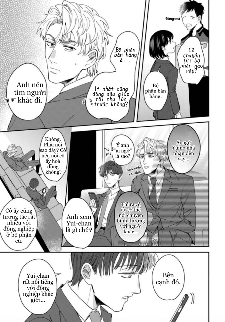 tôi không thể chỉ biết yêu thôi - cấp trên hay soi mói và cấp dưới nghiện mùi chapter 5.1 15